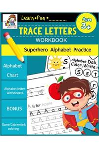 Trace Letters Workbook Ages 3-5