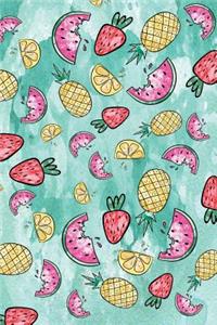 Fruits Watermelon Pineapple Lemon Strawberry