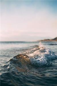 Ocean Wave at Beach Photo Journal