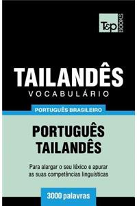 Vocabulário Português Brasileiro-Tailandês - 3000 palavras