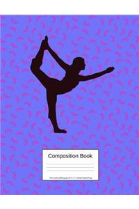 Composition Book 100 Sheets/200 Pages/8.5 X 11 In. Wide Ruled/ Yoga