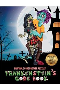 Printable Code Breaker Puzzles (Frankenstein's code book)