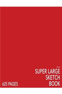 True Red Super Large Sketchbook