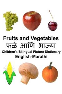 English-Marathi Fruits and Vegetables Children's Bilingual Picture Dictionary
