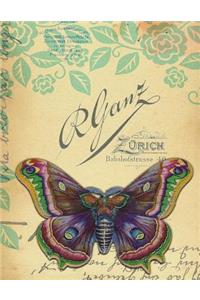 Vintage Butterfly Diary