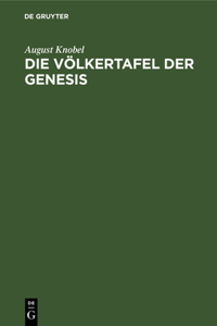 Die Völkertafel Der Genesis