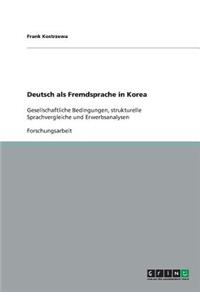 Deutsch als Fremdsprache in Korea