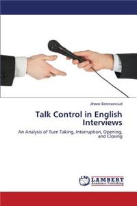 Talk Control in English Interviews