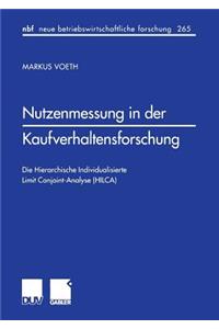 Nutzenmessung in Der Kaufverhaltensforschung