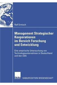 Management Strategischer Kooperationen im Bereich Forschung und Entwicklung
