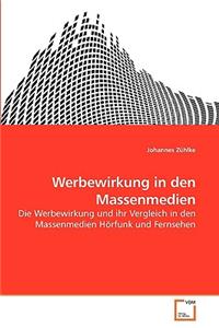 Werbewirkung in den Massenmedien