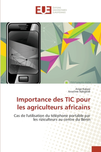 Importance des TIC pour les agriculteurs africains