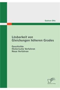 Lösbarkeit von Gleichungen höheren Grades