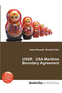 USSR USA Maritime Boundary Agreement