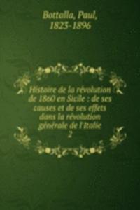 Histoire de la revolution de 1860 en Sicile