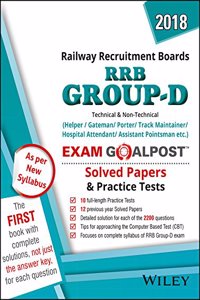 Wiley's RRB Group D Exam Goalpost Solved Papers and Practice Tests