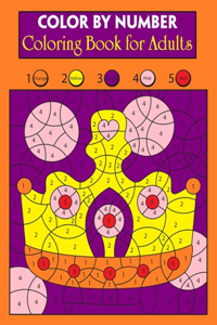 Color By Number Coloring Book for Adults