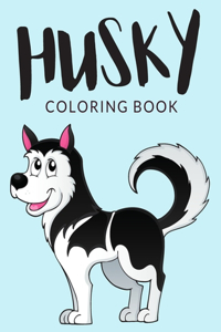 Husky Coloring Book