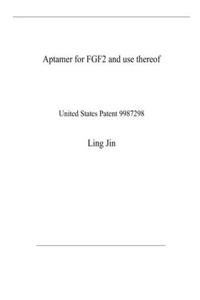 Aptamer for FGF2 and use thereof