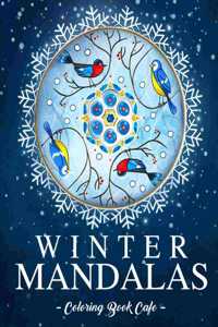 Winter Mandalas Coloring Book