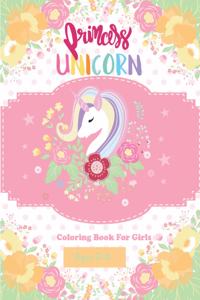 princess unicorn coloring book