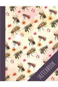 Flying bees sketchbook