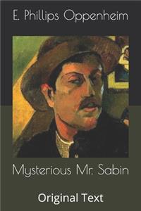 Mysterious Mr. Sabin