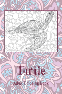 Turtle - Adult Coloring Book