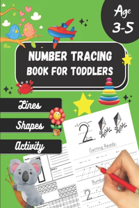 Number tracing Book For Toddlers Age 3-5