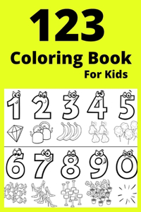 123 Coloring Book For Kids