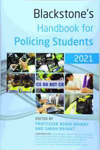 Blackstones Handbook for Policing Students 2021 15th Edition