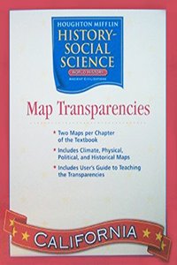 Houghton Mifflin Social Studies California: Map Transparencies LVL 6: Map Transparencies LVL 6