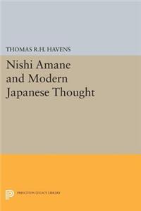 Nishi Amane and Modern Japanese Thought,