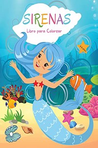 Sirenas Libro para Colorear