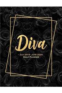 Diva July 2019 - June 2020 Daily Planner