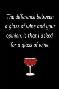 The Difference Between A Glass Of Wine And Your Opinion