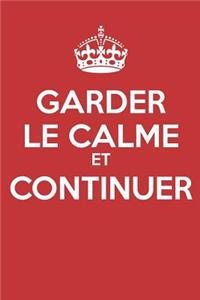 Garder Le Calme Et Continuer
