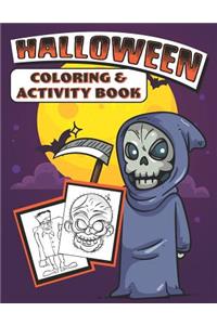 Halloween Coloring & Activity Book