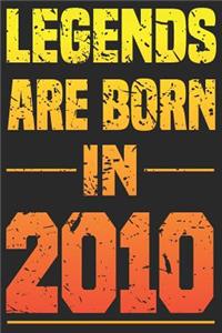 Legends Are Born In 2010