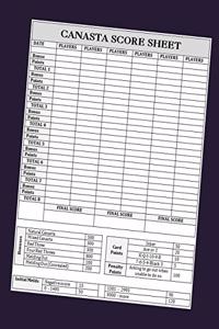 Canasta Score Sheets