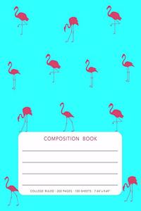 Composition Book - Flamingo