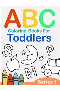 ABC Coloring Books for Toddlers Series 1