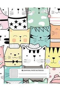 Graphing paper notebook