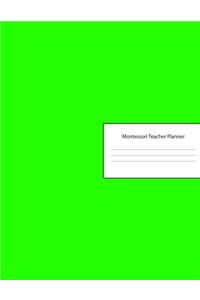 Montessori Teacher Planner