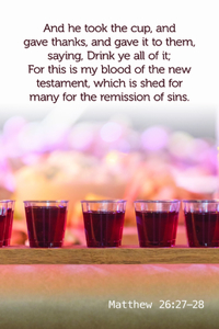 Communion Bulletin: And as They Were Eating (Package of 100)