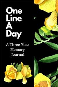 One Line A Day A Three Year Memory Journal
