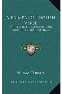 A Primer of English Verse