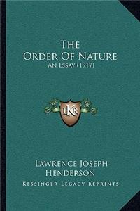 Order Of Nature