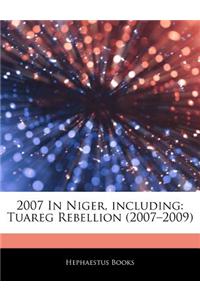 Articles on 2007 in Niger, Including