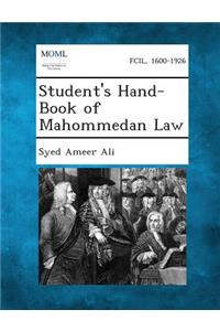 Student's Hand-Book of Mahommedan Law